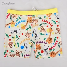 Новая модель купального костюма для мальчиков 2-12 лет, купальный костюм в полоску с животным узором для мальчиков, купальные шорты, одежда, купальные костюмы для детей