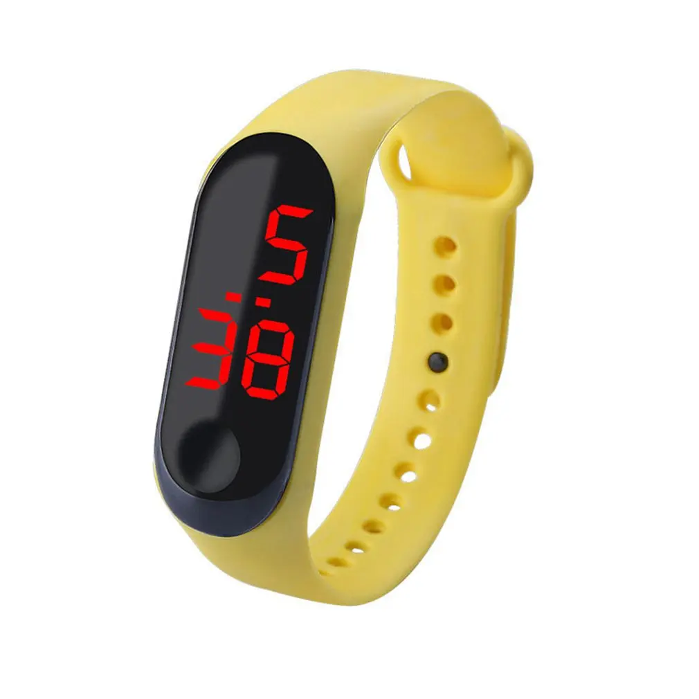 Led Digital Watch Light Touch Screen Wristwatch for Kids Electronic Watch Led Casual Fashion Men And Women Sport Bracelet afbeelding