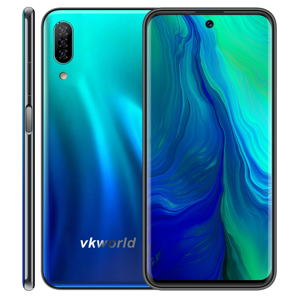 VKWORLD P30 6,4" Ударный экран смартфон Android 9,0 6 ГБ+ 128 Гб 16 МП MTK6763 Восьмиядерный 4G LTE мобильный телефон