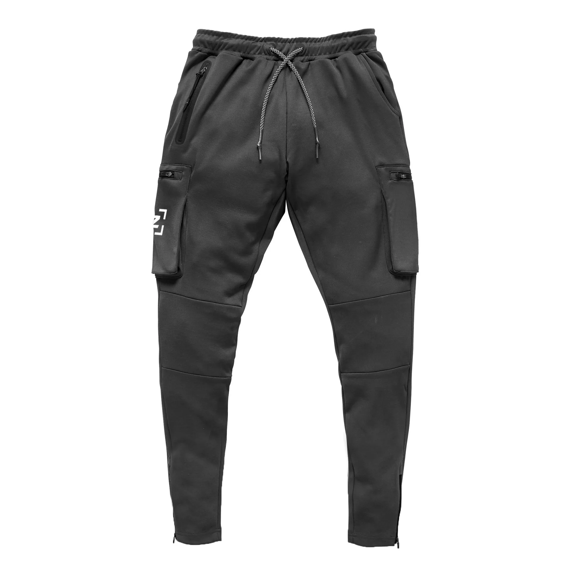 Мужские спортивные штаны с карманами для бега, новые хлопковые камуфляжные Мужские штаны для фитнеса с несколькими карманами, модные тренировочные костюмы