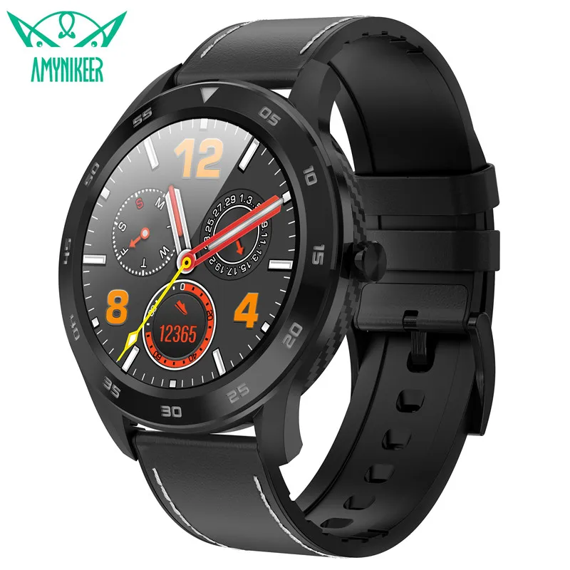 

AMYNIKEER smart watch DT98 fashion watch bluetooth call 1.3 inch color dial heart rate monitoring waterproof fitness tracker