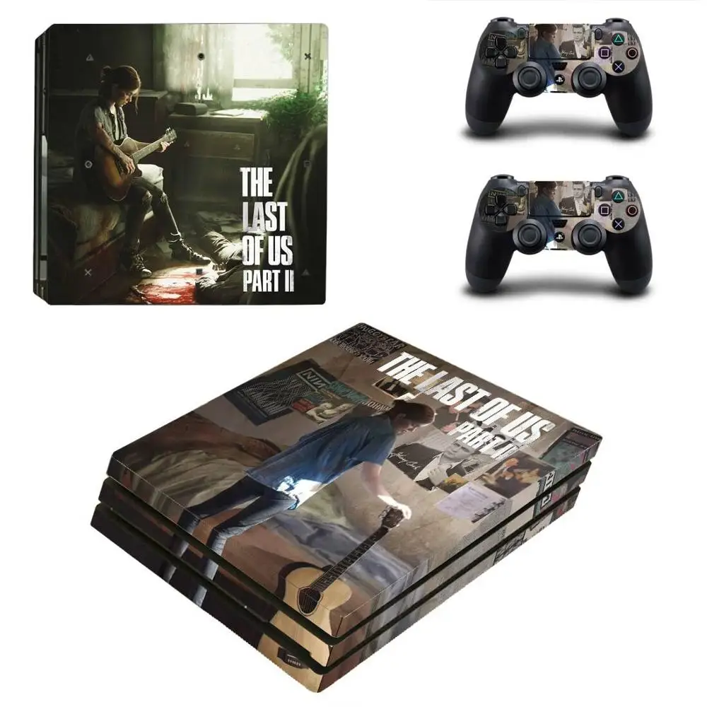 YSP4P-3778 Последний из нас часть 2 PS4 Pro наклейка для кожи виниловая наклейка для sony Playstation 4 консоль и 2 контроллера PS4 Pro наклейка для кожи - Цвет: YSP4P-3778