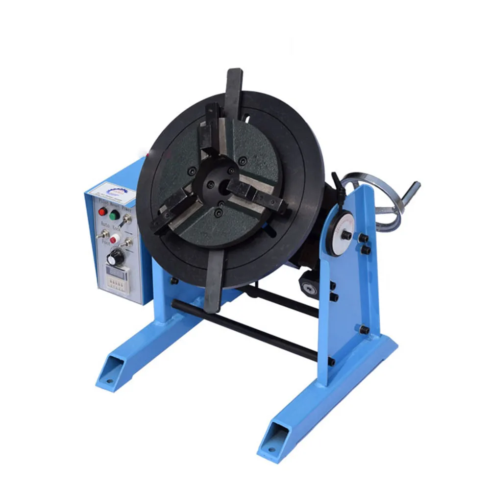 

30KG Girth Welding Positioner Welding Turntable 1-15r/min 0-90 Degrees 310mm HD-30 220v