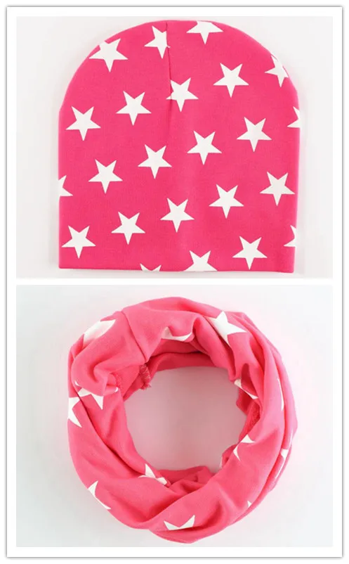 H773S Hot pink Детская зимняя шапка с шарфом, шапка для маленьких мальчиков и девочек, унисекс, набор шапочек-бини, хлопок, вязаный, для детей ясельного возраста, для мамы, папы, H109 - Цвет: H773S Hot pink