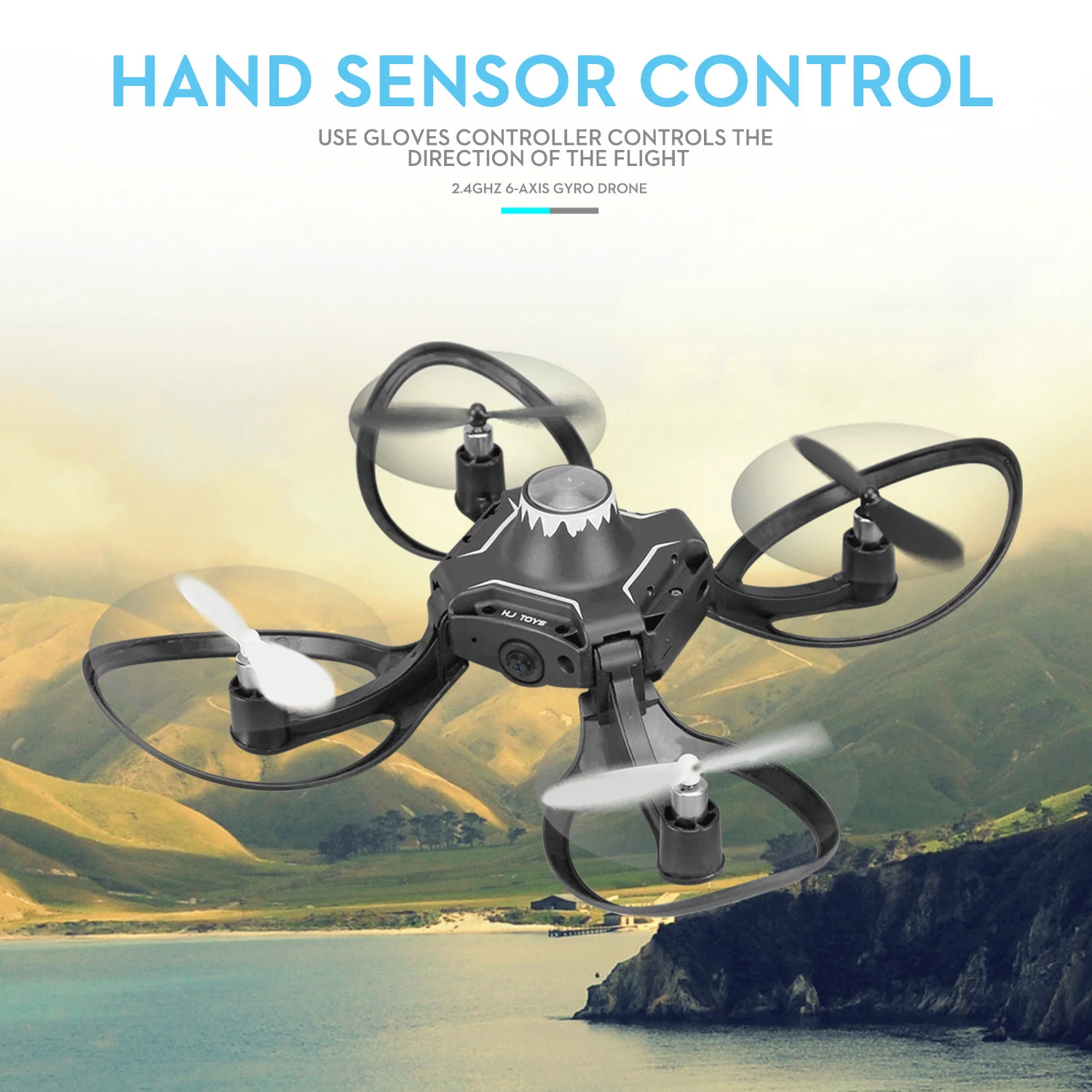 Перчатки управления RC вертолет мини волшебный Дрон камера Wi-Fi FPV жестов зондирования складной Квадрокоптер самолет Микро Карманный игрушечный Дрон