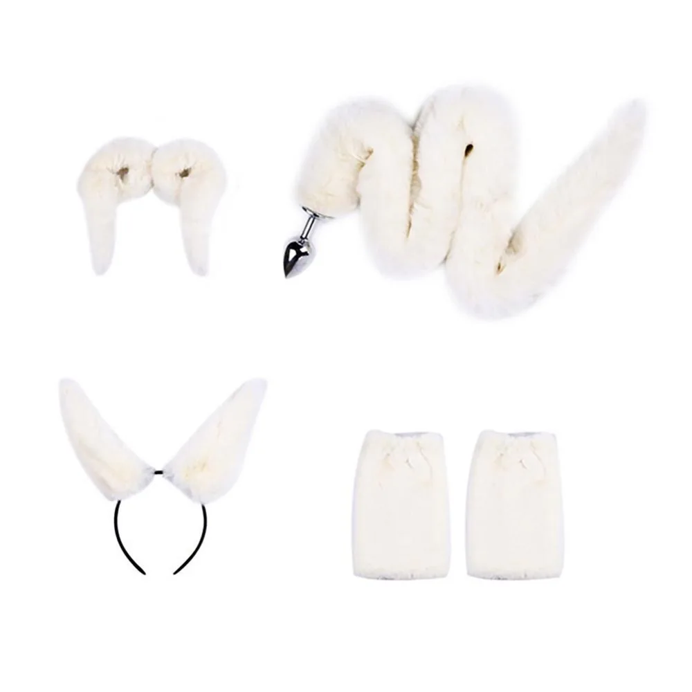 4-PCS-Erotic-Anal-Tail-Binding-Fox-Suit-Cosplay-Uniform-Adult-Combination-Sex-Leggings-Long-Tail (4)