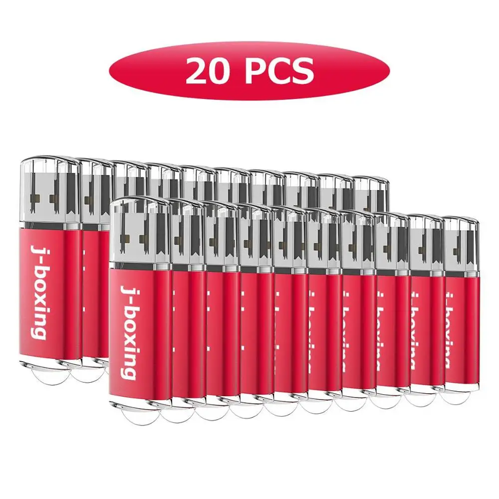 - 20PCSLOT Memory Flash Stick Small Capacity 64MB512MB USB Flash Rectangle 1GB 4GB USB Sticks 16GB 32GB Pen Drive For PC Mac Red