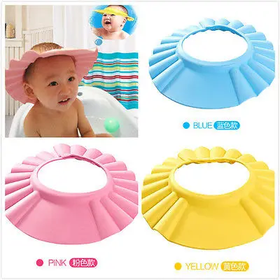 Cute Toddler Shampoo Shower Bathing Protect Soft Cap Hat Baby Infant Bath Safe Gift adjustable Baby shampoo hat Top Selling 5