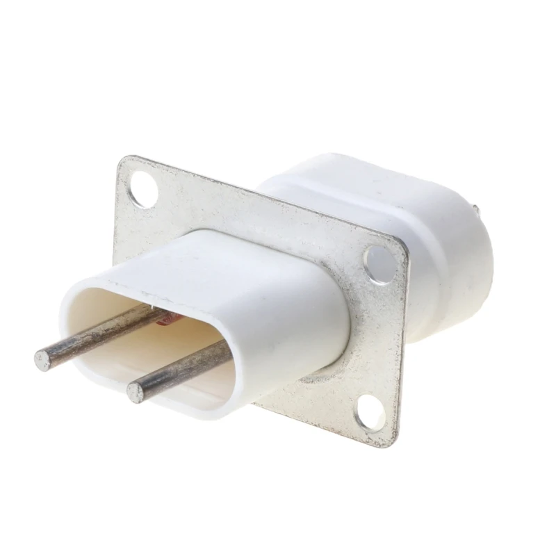 Microwave Oven Socket Converter Electronic Magnetron Filament 4 Pin White