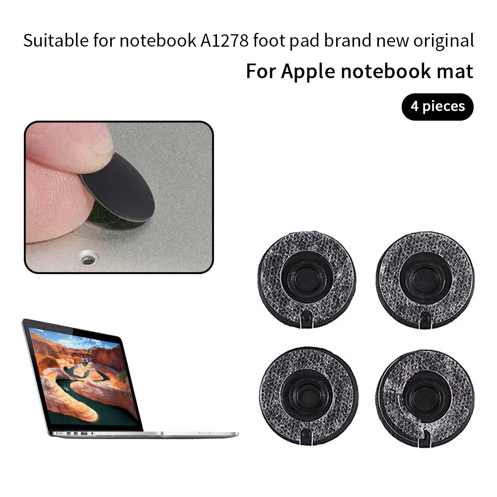 4x ноутбук нижний резиновый коврик для ног ПК Замена база MacBook Pro 2008 2011 A1278 A1286