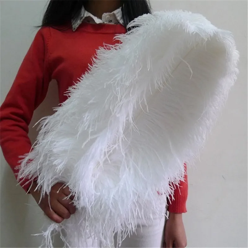 

Sale 50pcs/lot High Quality Ostrich Feather 55-60cm/22-24inches Diy Carnival Dancers Christmas Accessories Plumes