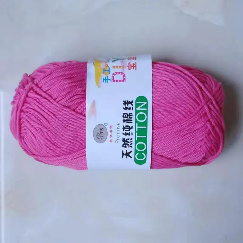 17Rose Red Meetee, 5 шт.(1 шт. = 50 г), хлопок, пряжа для малышей, молочный хлопок, ручная пряжа, DIY, свитер, шарф, ручные аксессуары YA016 - Цвет: 17Rose Red