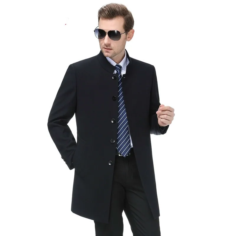 Deal big Plus Size 7xl 8xl Spring Autumn Mens Trench Coat Male Blazer Designs Slim Fit Business Casual Suit Trench Jacket Windbreaker