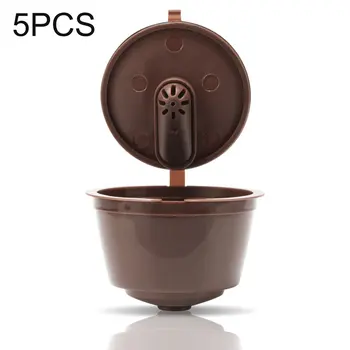 

5PCS Coffee Filter Capsule Refillable Reusable Capsules Cup Basket Maker Kitchen Tools Dropshipping 2018 New