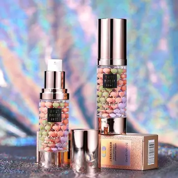 

Three-color rainbow base cream makeup primer moisturizing dry skin easy to apply makeup brightening complexion base cream