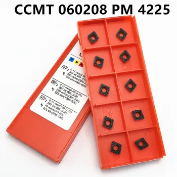 

20PCS Lathe Tool CCMT060208 PM 4225 Internal Turning Carbide Insert CCMT 060208 High Quality Lathe Tool Turning Insert Mill
