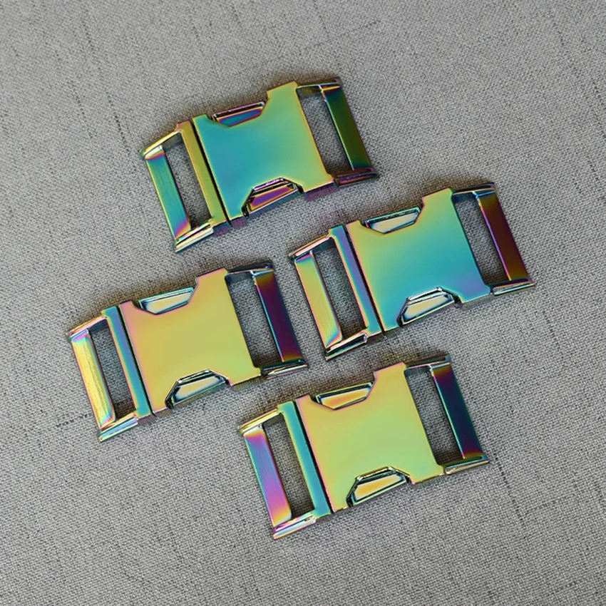 

50 Pcs/Lot 25mm Release Buckle Metal Detach Buckle Use For Sports Bags Students Bags Luggage Travel Buckle Accessories