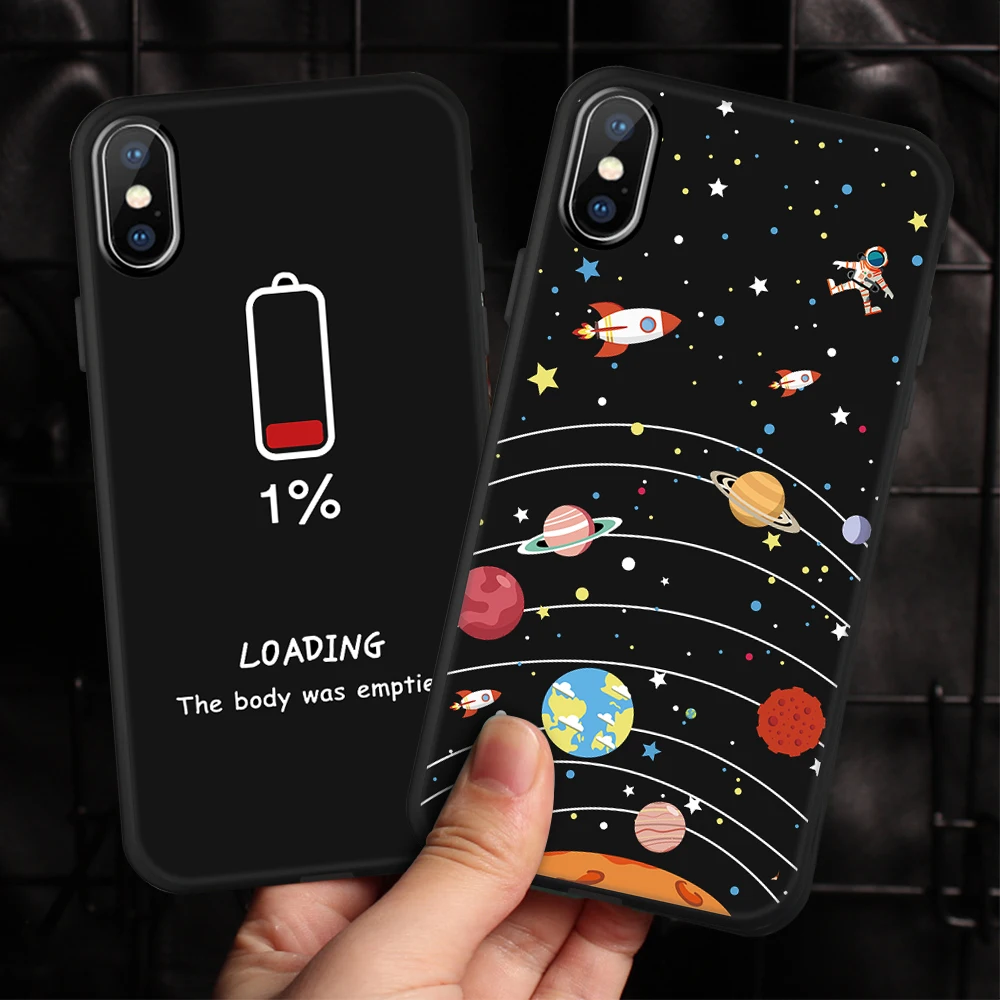 

TPU Painted Phone Shell For iPhone X XR XS Max 11 Pro Max Pro 7 8 6 6S Plus Case Protective Matte Case Soft Couqe For iPhone XR