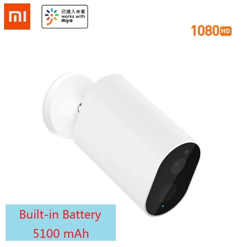 

Xiaomi Mijia Smart IP Camera 1080P AI Humanoid Detection APP Control Battery Gateway IP65 Outdoor Wireless Surveillance Camera