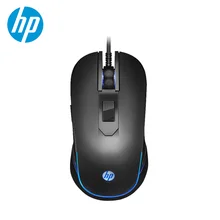 Hp M200 профессиональная игровая мышь, макро Проводная эргономичная RGB Бесшумная игровая мышь 2400 dpi для ПК, компьютера, ноутбука, мыши Pro Gamer