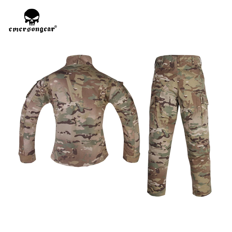 Детский Тактический комплект одежды emersongear Осенний Камуфляжный костюм для охоты