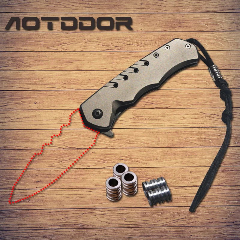 

Titanium Alloy Hand Strap Flashlight Pendant