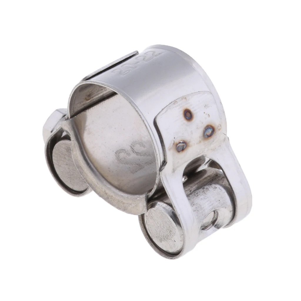 Universal Exhaust Pipe Clamp Clip For 20mm-22mm Motorcycle Muffler Silencer