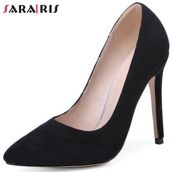 

SaraIris Sexy Office Pointed Toe Pumps Women 2020 Thin High Heels Pumps Ladies Solid Color Ol Shoes