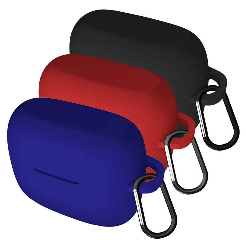 

Earphone Cover Case Clamshell Opening Anti-shock Flexible Silicone Comprehensive Protective Case for Anker Soundcord Liberty Air
