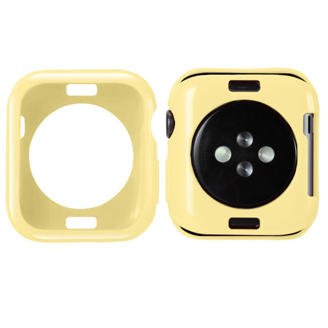 Soft Silicone Case for Apple Watch 6 SE 5 4 3 2 1 40MM 44MM Cover Protection Shell for iWatch 4 5 6 3 2 42MM 38MM Bumper