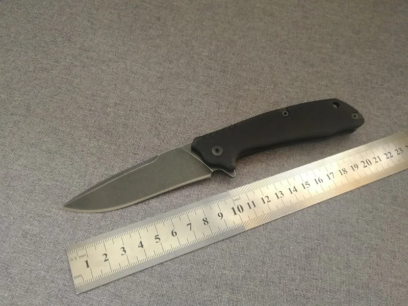 Grady Fung бренд GFTK01 складной нож Черный G10 ручка с черным D2 лезвием Тактический походный Открытый Нож EDC ручка инструменты