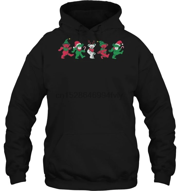 Мужская толстовка с капюшоном много медведей парад для рождества женская