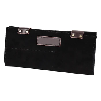 

Portable 12 Pockets Waterproof Hair Scissor Bag Soft Pouch Faux Leather Storage Holder Tools Barber Case Hairdressing Handheld