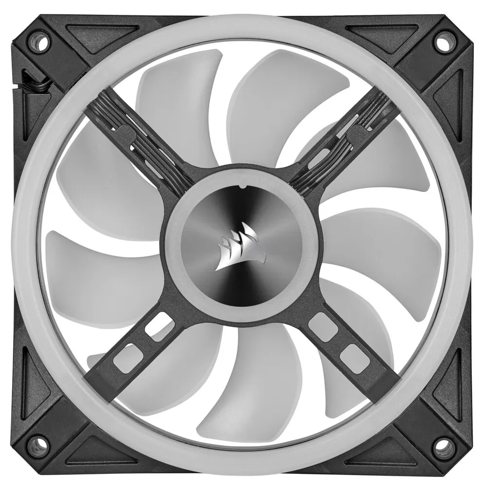 Fan Corsair iCue ql120 RGB [co-9050098-ww] 120mm PWM triple fan