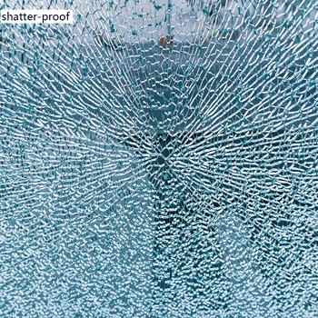 

Safety Security Film SUNICE 4 MIL (0.1mm) Window Safety Film Explosion-proof Effect for Bathroom Bank Mall Self-adhesive Film