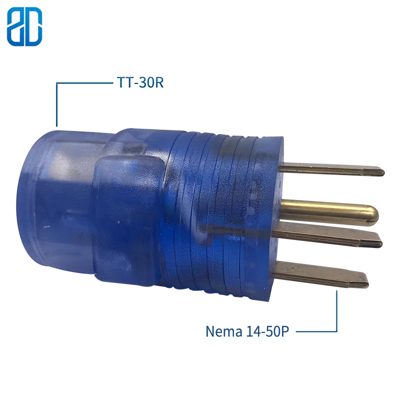 Высокая мощность Plug US Nema 14-50P к TT-30R AC Мощность конвертер адаптер промышленный штепсельная розетка мужчин и женщин 30A
