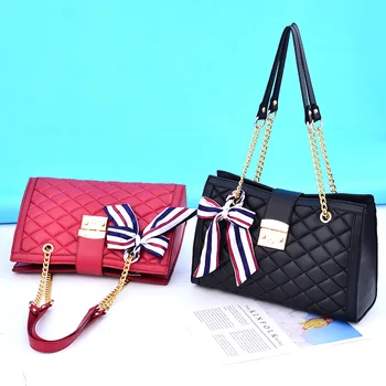 

Large capacity shoulder bag Lingge lock female bag 2020 new female bag chain bag women's crossbody bag