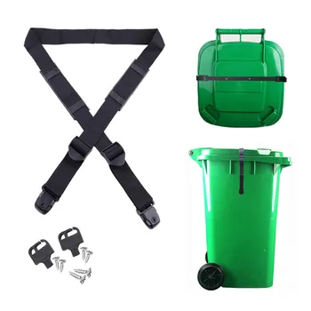 

Trash Can Lid Strap Bin Strap Garbage Lock Garbage Can Security System No More Mess