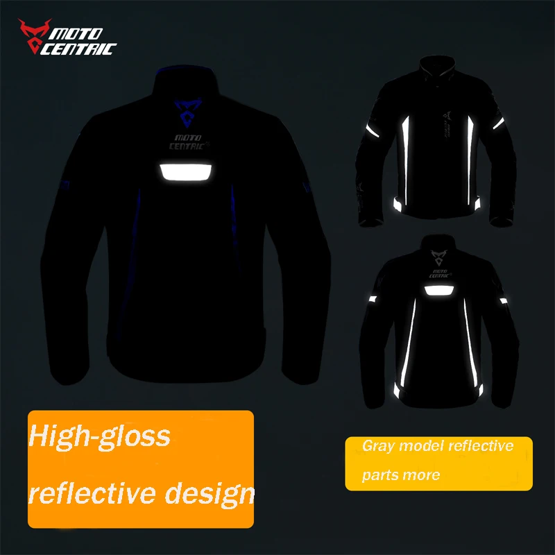 MOTOCENTRIC Men Waterproof Motorcycle Jacket& Pants Suit Moto Touring Jacket Winter Riding Motocross Jacket Protective Gear