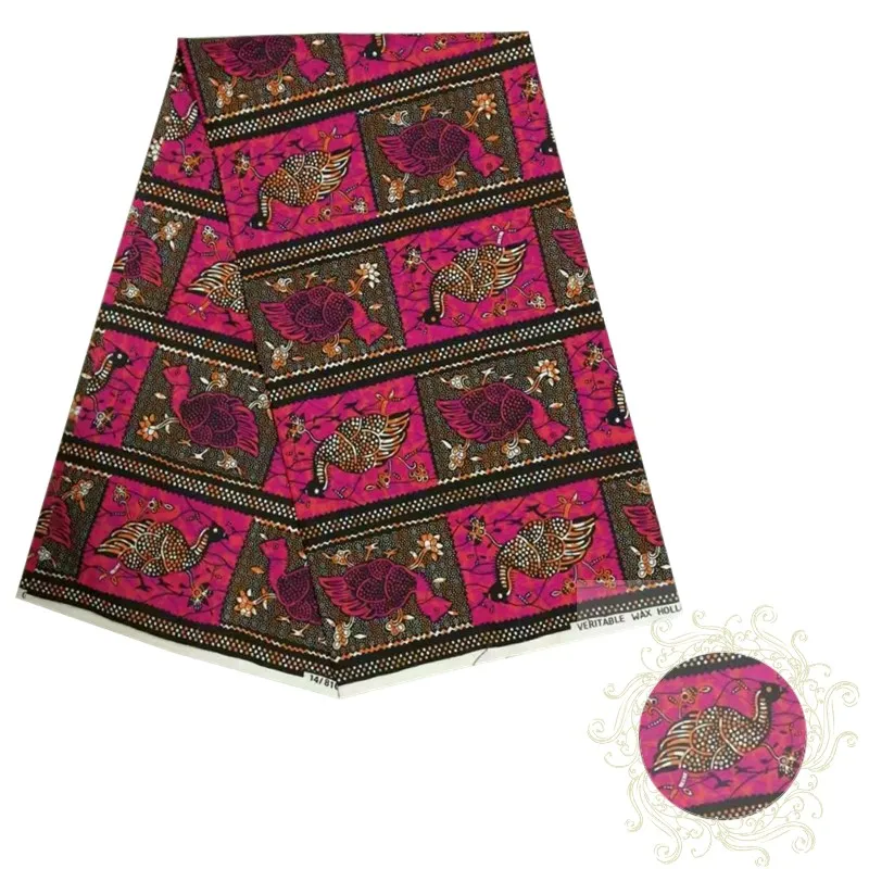 Африканский Воск 6 ярдов голландское платье воск ткань дешевый высокое качество Анкара африканская вощеная ткань принтом