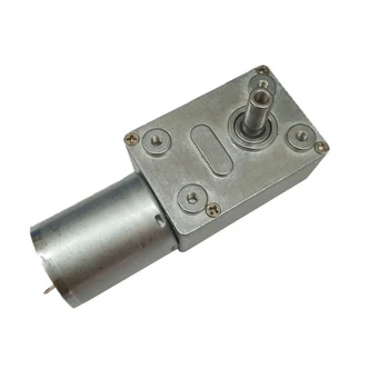 

ZGY370 DC 6V/12/24V Turbo Worm Geared Motor Electric Gearbox Gearwheel Large Torque Self-locking Motor 2/3/6/10/18/24/40/160RPM