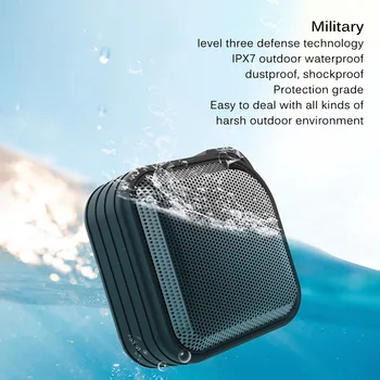 

Portable Wireless Bluetooth Speaker With Subwoofer Small Bluetooth Player Outdoor Portable Waterproof Bluetooth Speaker