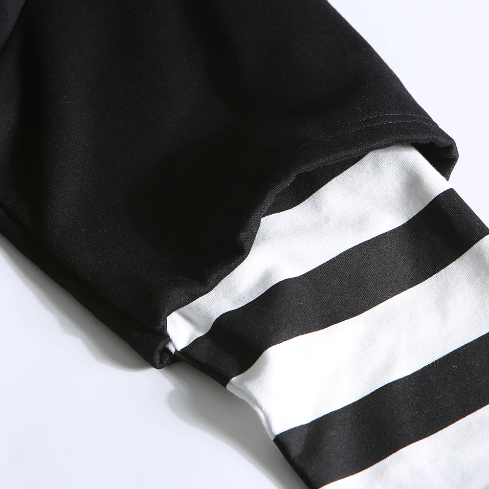 Поддельные 2 шт ДИЗАЙНЕР Oversize футболка однотонная Casual винтажная Tshirt лонгслив