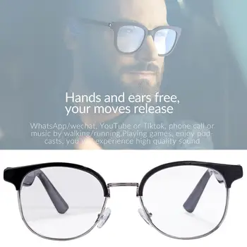 

KX04B Open-Ear Bone Conduction Glasses Headphones Smart Bluetooth Wireless Earphone Long Standby Waterproof Sunglasses Headset
