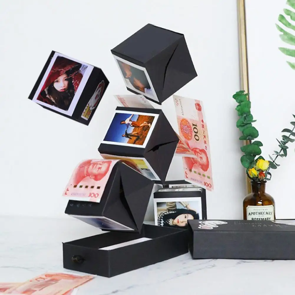 Взрывная коробка многофункциональный DIY Фотоальбом креативный сюрприз День Святого Валентина подарок на день рождения, складной многослойный