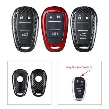 

Car Carbon Fiber Flip Remote Folding Car Key Cover Fob Case Shell Replacement For Alfa Romeo Giulia Stelvio