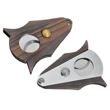 1 шт. сандаловое дерево из нержавеющей стали сшивание Веерообразный резак для сигар острый кубинская сигара инструмент подходит для милых подарки для друга