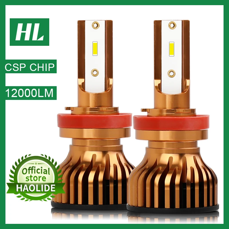 

/HL Mini H4 H7 LED Car Headlight Bulb 12000LM 6500K 60W 12V H1 HB3 HB4 H11 H13 LED Running Auto Fog Head Lamp Car Accessories
