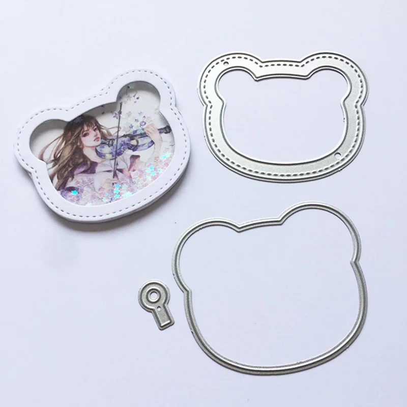 Heart Stitch Frame Metal Cutting Dies Love Little gift for DIY Scrapbooking Album Paper Cards Decorative Craft Embossing Die cut - Цвет: 5