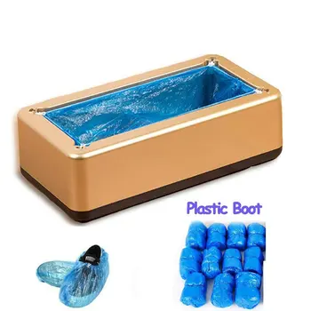 

Automatic Shoe Covers Machine Shoe Covers Dispenser with 100 Pack Plastic Boot for Household Office